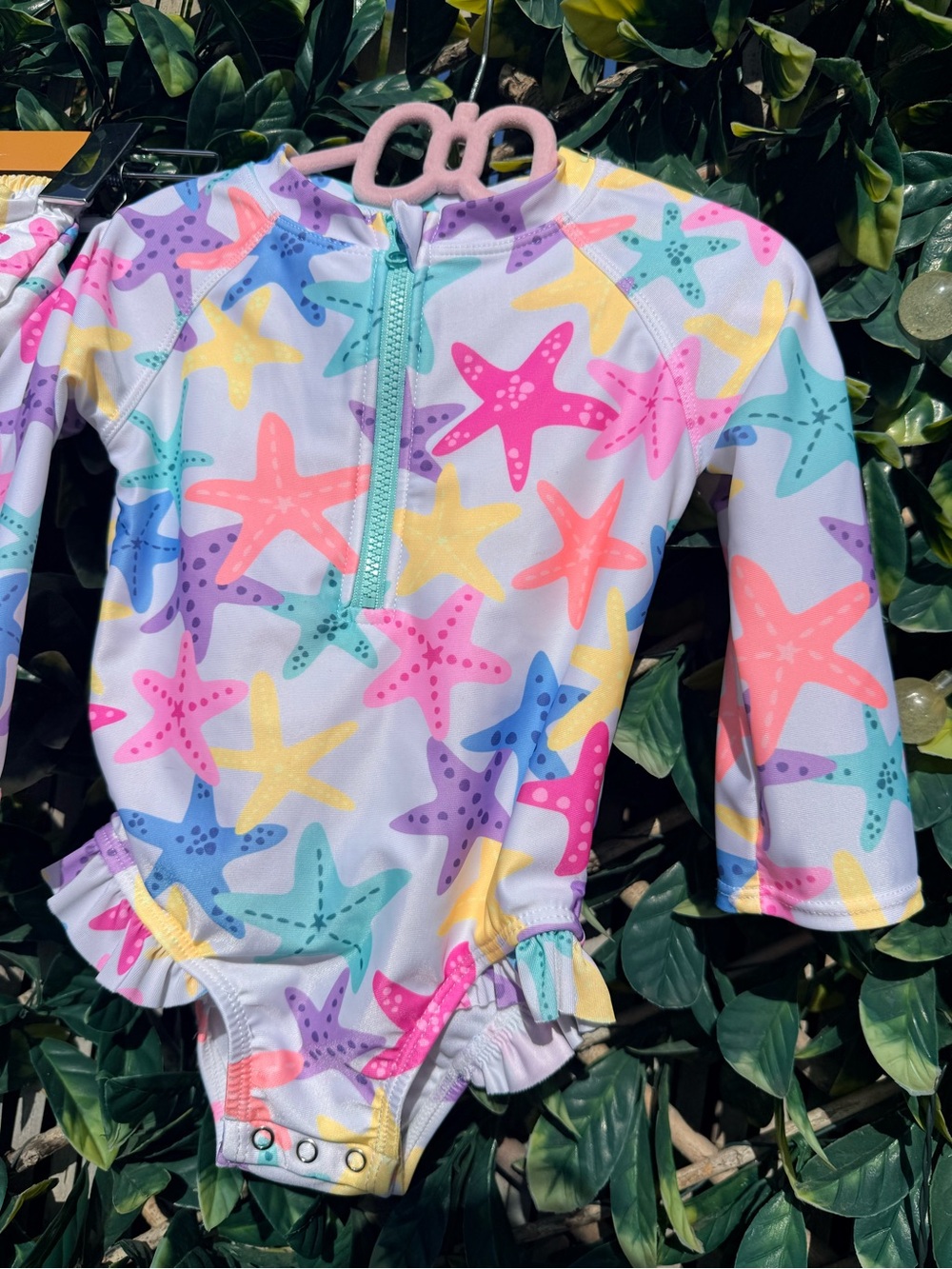 George Starfish Print Rashguard Swimsuit - Picture 2 of 4